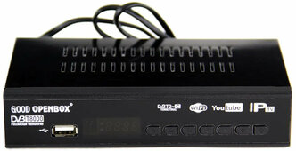 Цифровой ресивер / OPENBOX DVB-T8000 / Эфирная DVB-T2/C ТВ приставка / Бесплатное ТВ / TV Тюнер / Медиаплеер / HDBEKO B-7700