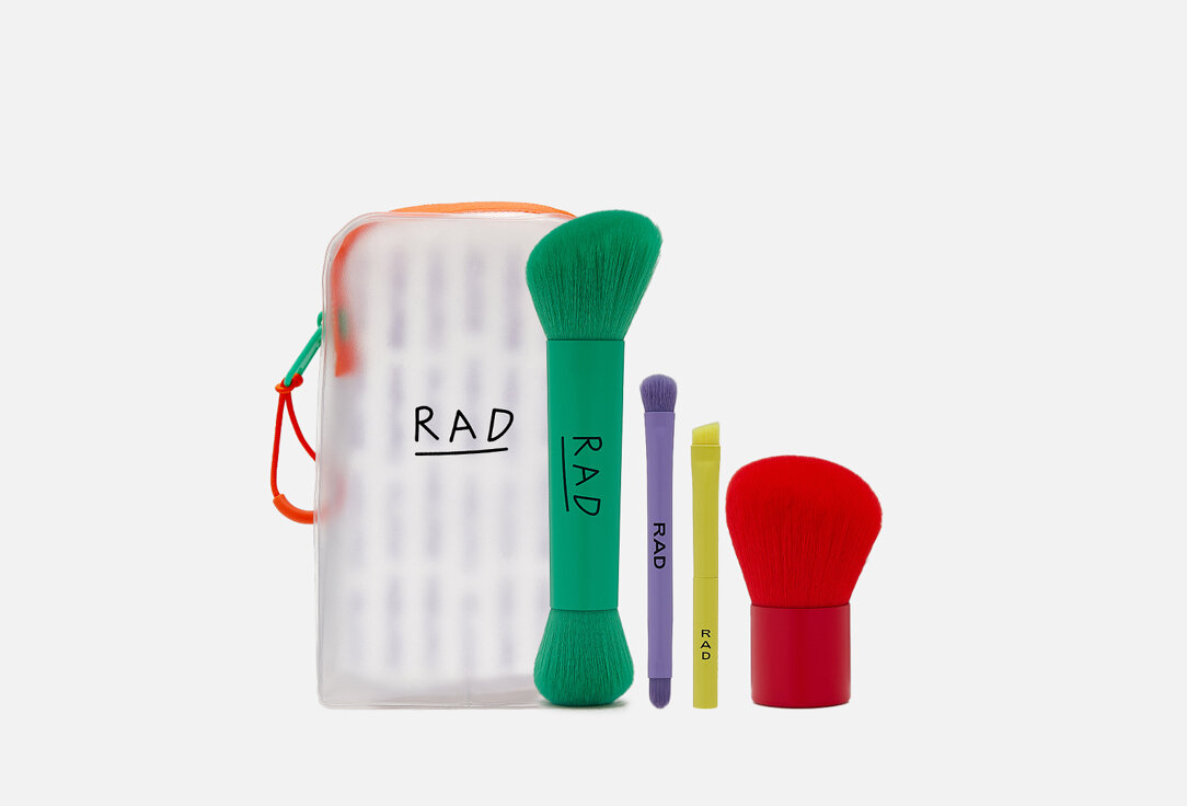 Набор кистей для макияжа RAD, SOLID CRUSH BRUSH 4мл