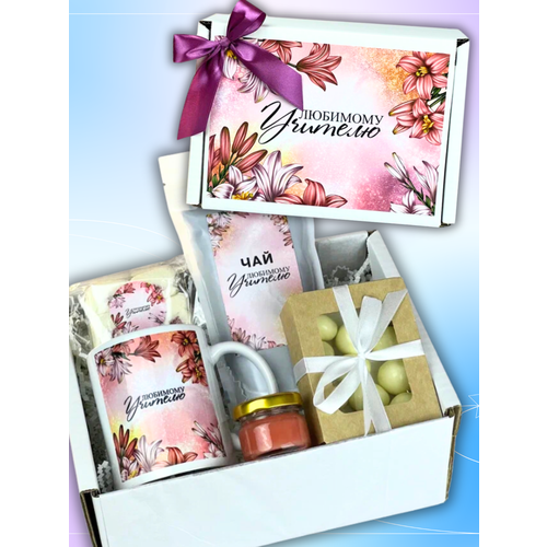 Сладкий бокс Любимой учительнице подарок на Новый год