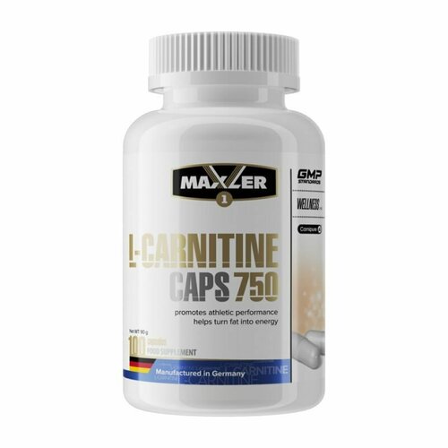 Карнитин Maxler L-Carnitine 750 мг 100 капсул