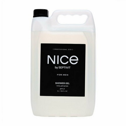 Гель для душа NICE by Для Всех Типов Кожи FOR MEN, 5 л