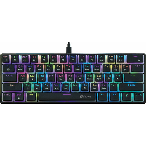 Клавиатура Oklick K763W черный USB 1920548 261500₽