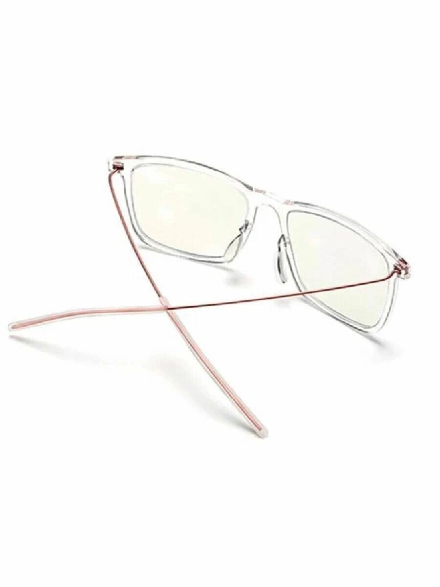 Изображение Очки для компьютера Xiaomi Adult Anti-Blue Goggles Pro, без диоптрий, цвет оправы: бело-золотистый, цвет линз: желтый