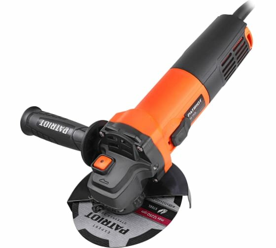 Сетевая угловая шлифмашина, УШМ, болгарка PATRIOT AG 132 L, 750 Вт, 125 мм