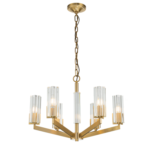 Подвесная люстра Belfast Malone 6035-6 BR CL