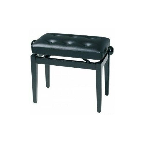 GEWA Piano Bench Black High Gloss банкетка фортепианная банкетки для пианино gewa deluxe xl high gloss black