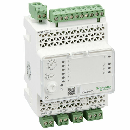 Schneider Electric Compact NSX Модуль входа/выхода для автоматического выключателя I/O LV434063 iecon модуль ввода вывода 3 го поколения