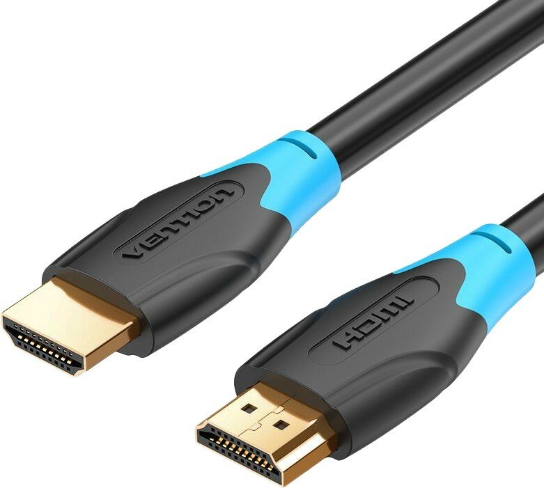 Кабель Vention HDMI(m)/HDMI(m) - 5 м (AACBJ), Кабель Vention HDMI High speed v2.0 with Ethernet 19M/19M - 5м