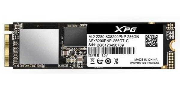 Накопитель SSD A-Data PCI-E x4 256Gb ASX8200PNP-256GT-C XPG SX8200 Pro M.2 2280