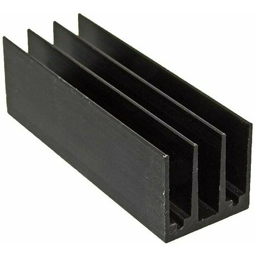 HS213-50 Радиатор охлаждения воздушный алюминиевый с чернением 990₽