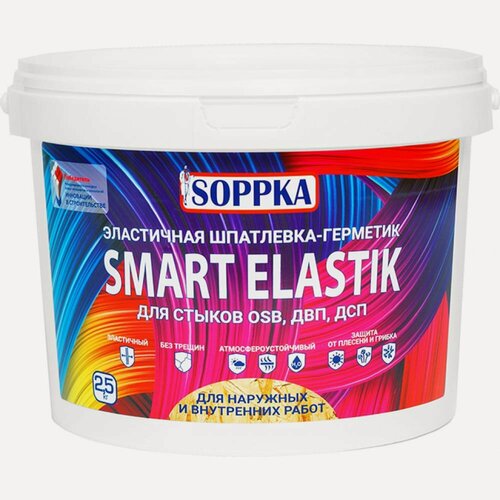 Изображение товара Строительный герметик для плит OSB SOPPKA SMART ELASTIK 2,5 кг СОП-Шов2,5