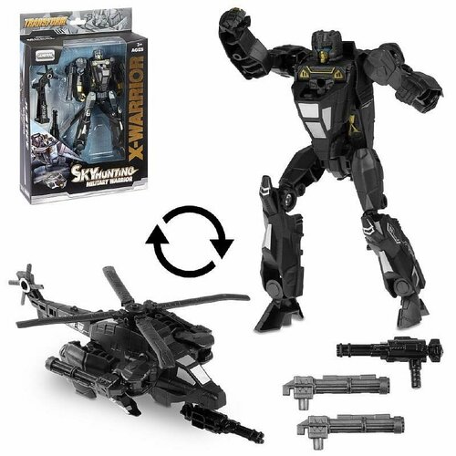 Трансформер-вертолет с оружием цвет темно-серый вк 1726223см JB0211857 600₽