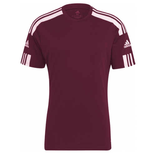 Футболка adidas ADIDAS SQUADRA 21 JSY SS - T-SHIRTS GN8091, размер S, белый, бордовый