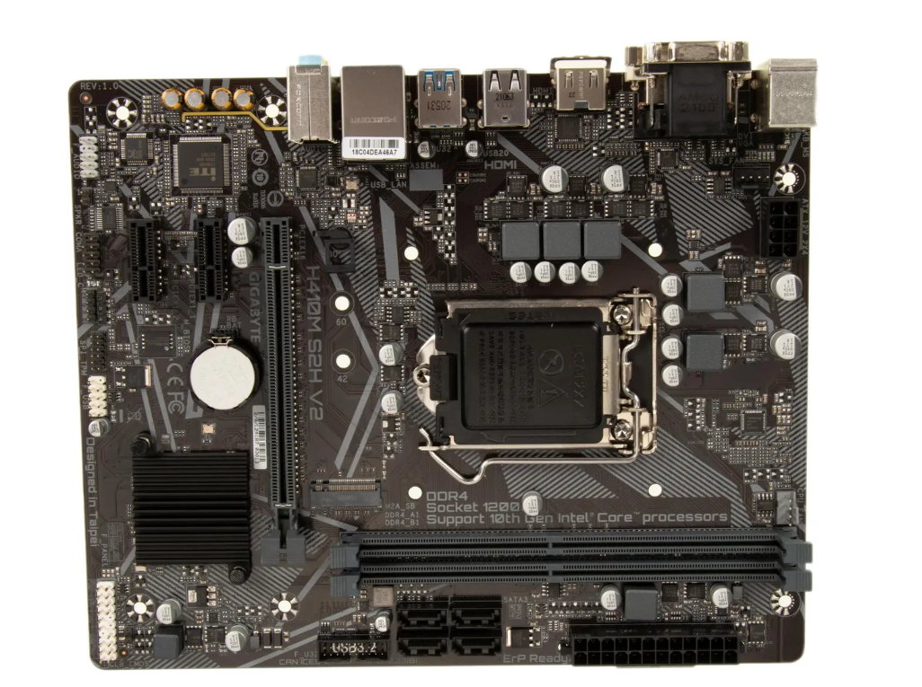 Материнская плата GIGABYTE H410M S2H V2, LGA 1200, Intel H470, mATX