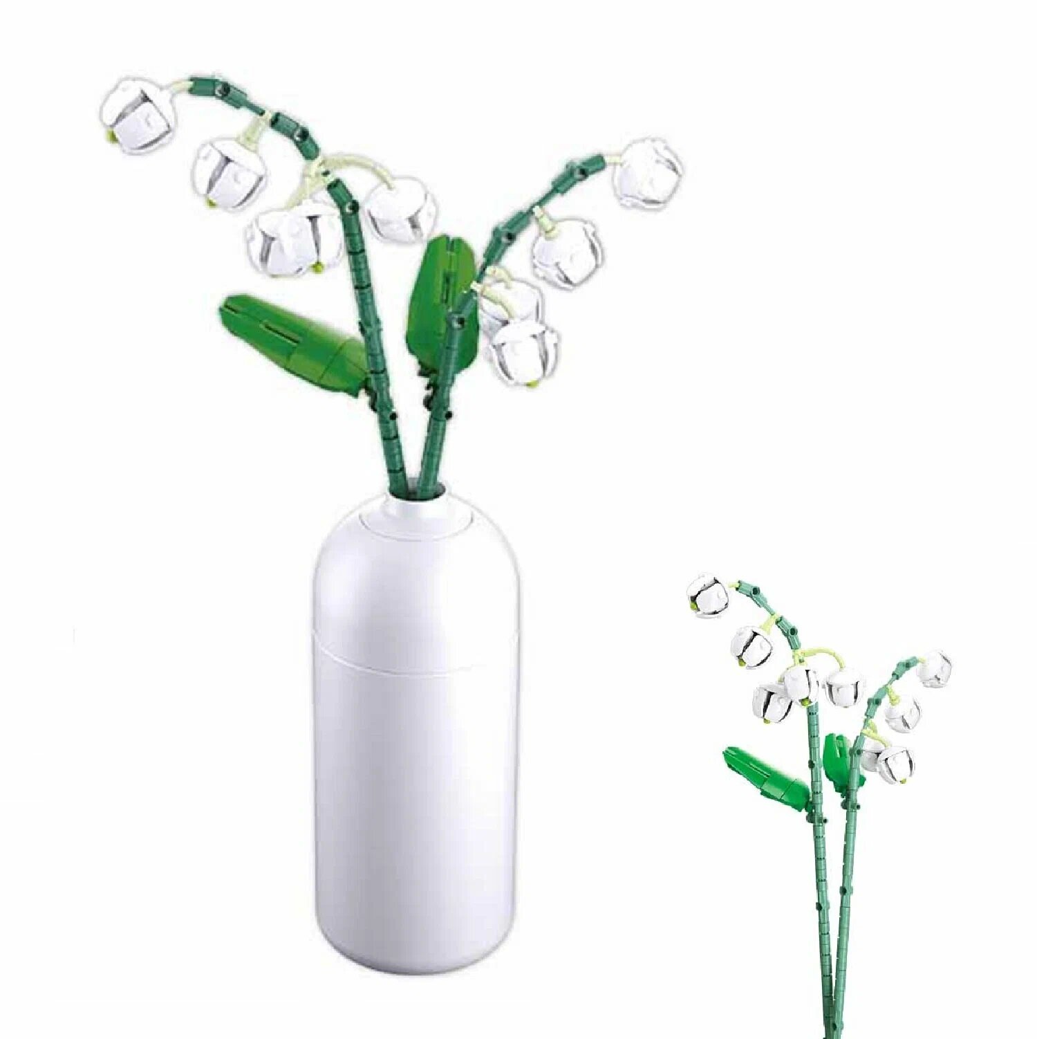 Конструктор Sluban "Ландыши в вазе" M38-B1101-09, 253 деталей, для мальчиков/девочек — фото 1