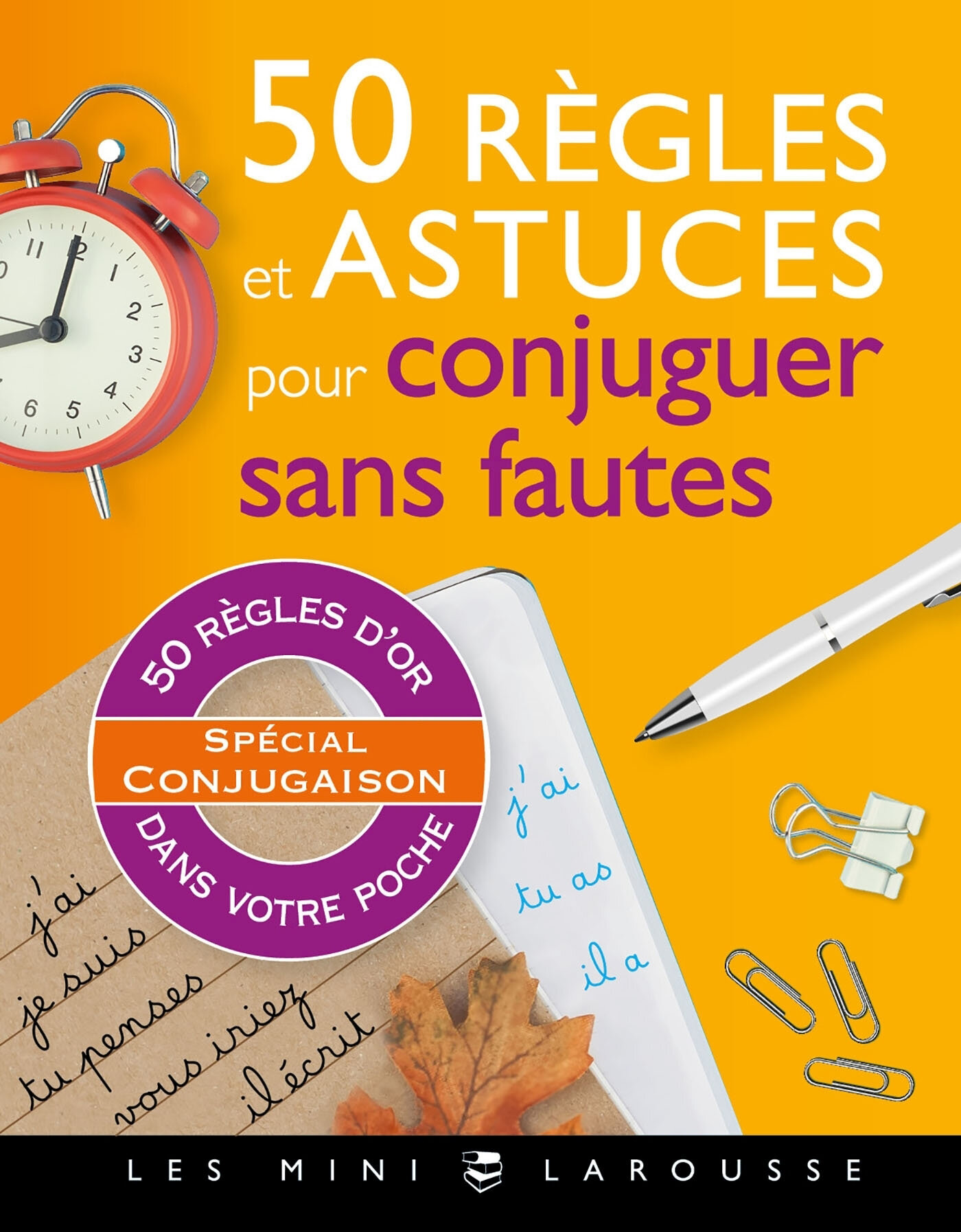 50 regles et astuces pour conjuguer sans fautes / Книга на Французском - фото №1