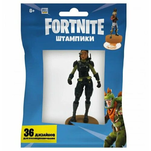 Fortnite Штампик-фигурка 7,5 см Стальная леди FOR5010-5 штампик fortnite 7 5 см микс