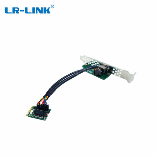 Wi-Fi-адаптер LR-Link M.2 B+M KEY SINGLE 1G COPPER сетевой адаптер iocrest с m 2 на один порт 10 гбит с ethernet gigabit nic b key m key 10g 2 5g 1000m rj45 lan чип aqc107