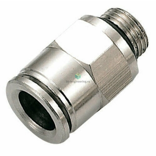 MPC12-03 BB Pneumatics - Штуцер прямой с нар резьбой цанговый R38-12 мм 699₽