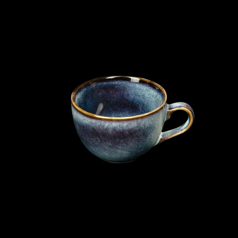 Чашка фарфоровая "Corone Celeste" 240мл чайная синяя