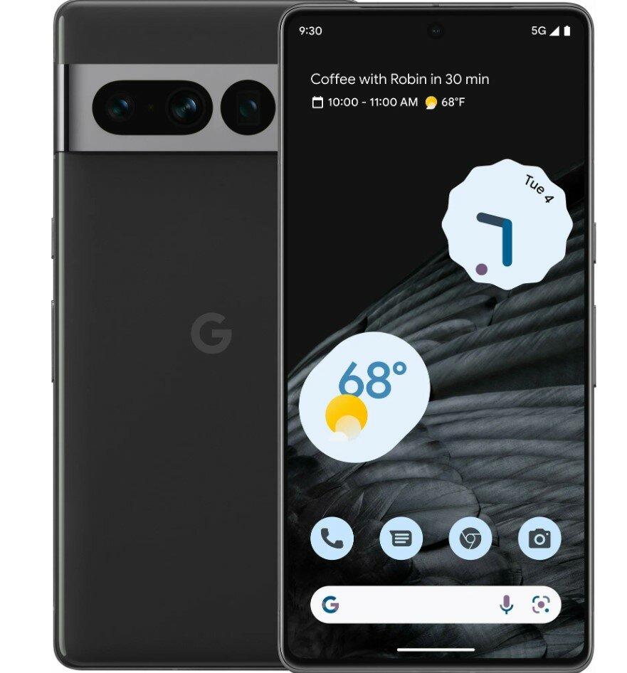 Google Смартфон Google Pixel 7 Pro 12/256GB USA (12 ГБ, 256 ГБ, Черный, США)