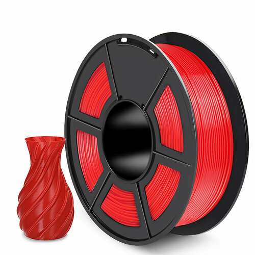 Филамент NVPRINT PETG Red для 3D печати диаметр 175мм длина 330 метров масса 1 кг 1587₽