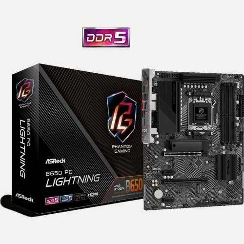 Изображение товара Материнская плата Asrock B650 PG LIGHTNING (AM5, ATX)
