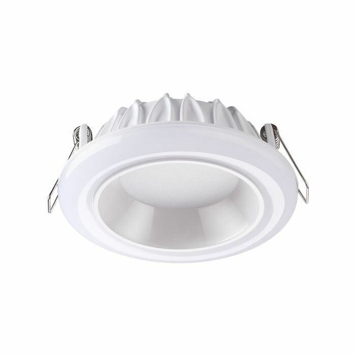 Светильник Novotech Joia 358279, LED, 12 Вт, 4000, нейтральный белый, цвет арматуры: белый, цвет плафона: белый