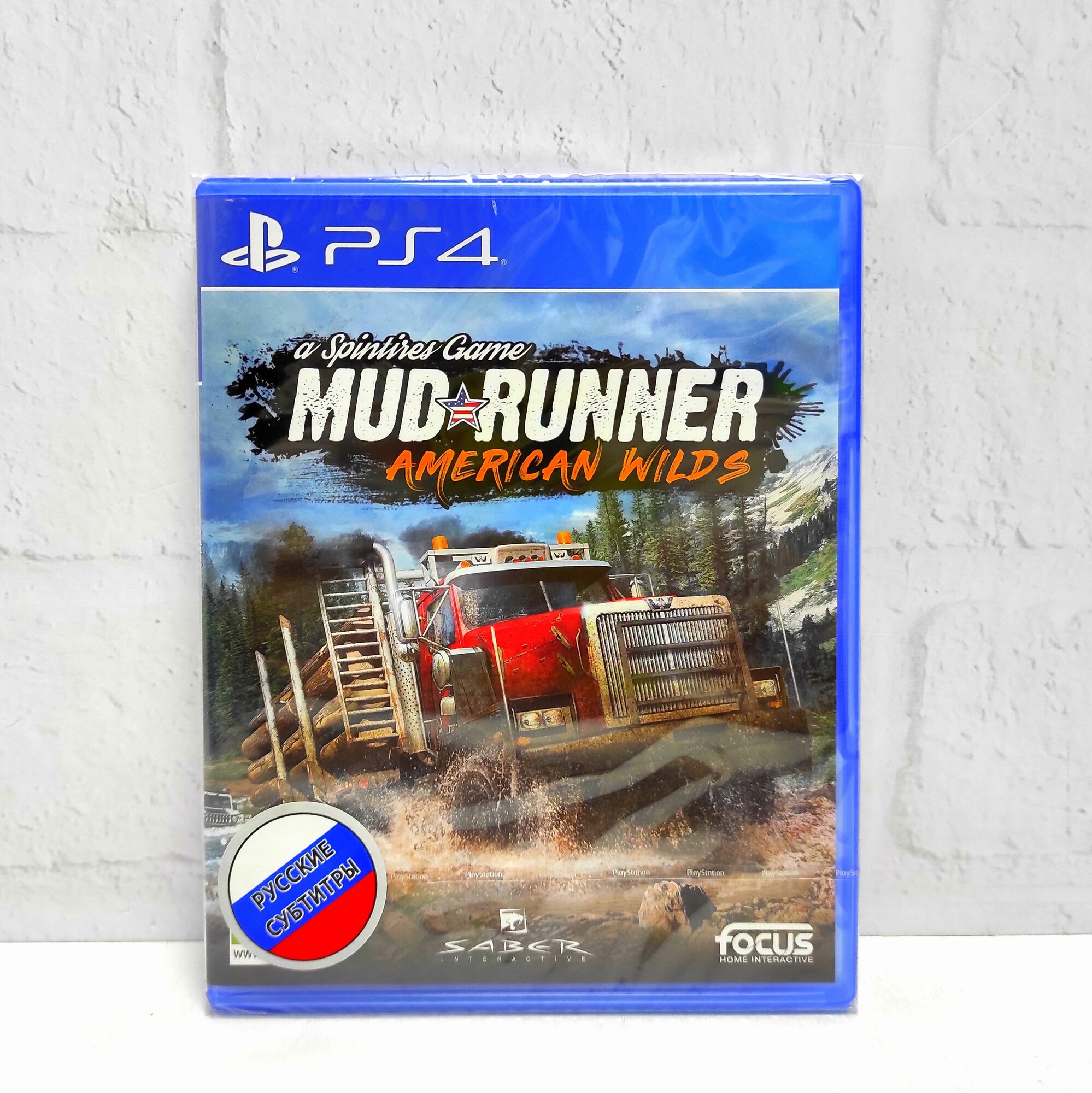 Spintires MudRunner American Wilds Русские субтитры Видеоигра на диске PS4 PS5