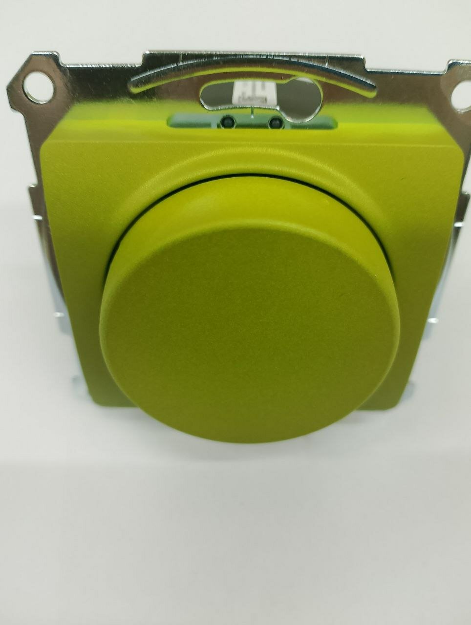 Светорегулятор поворотно-нажимной LED RC 315Вт Systeme Electric (Schneider Electric) Glossa, фисташковый - фото №5