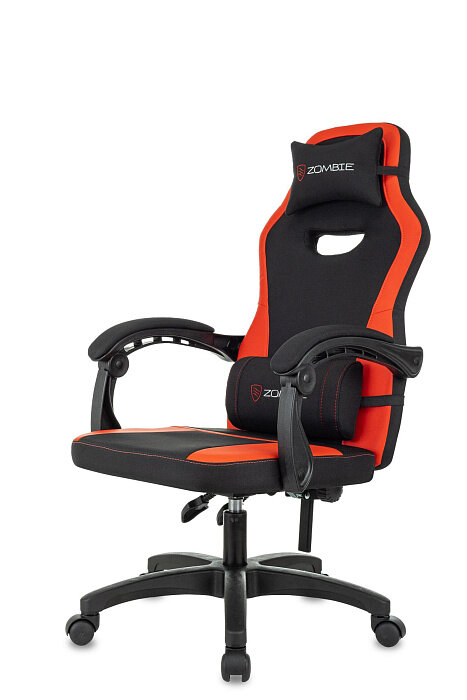 фото Кресло игровое Бюрократ Zombie iCruiser (Black/Red)