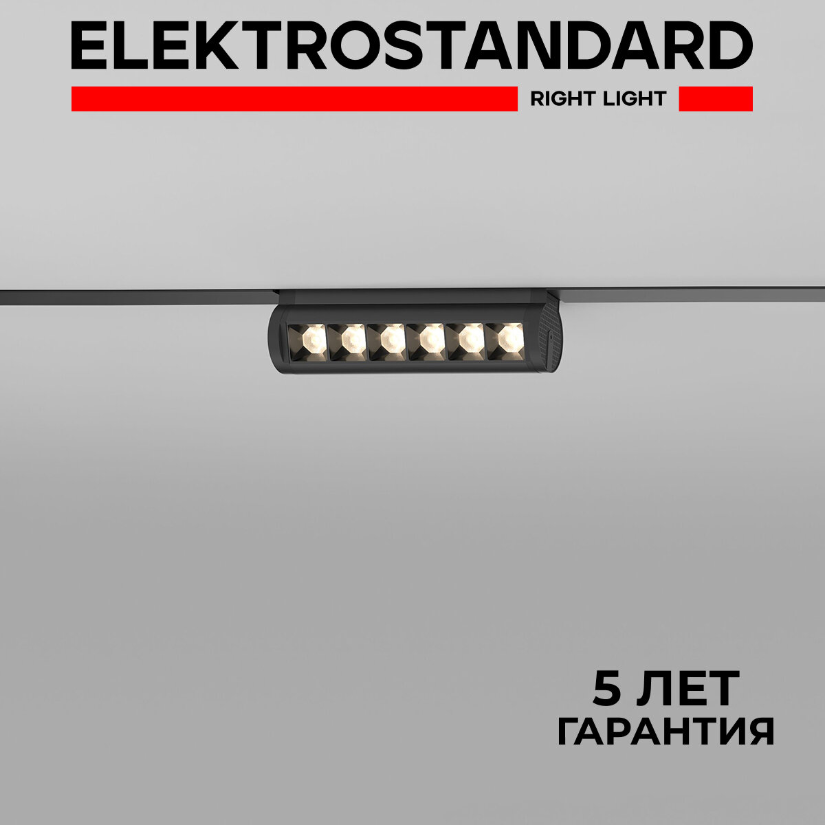 Трековый светодиодный светильник Elektrostandard Slim Magnetic Alter 85048/01, 6 Вт, 4200 K, цвет чёрный
