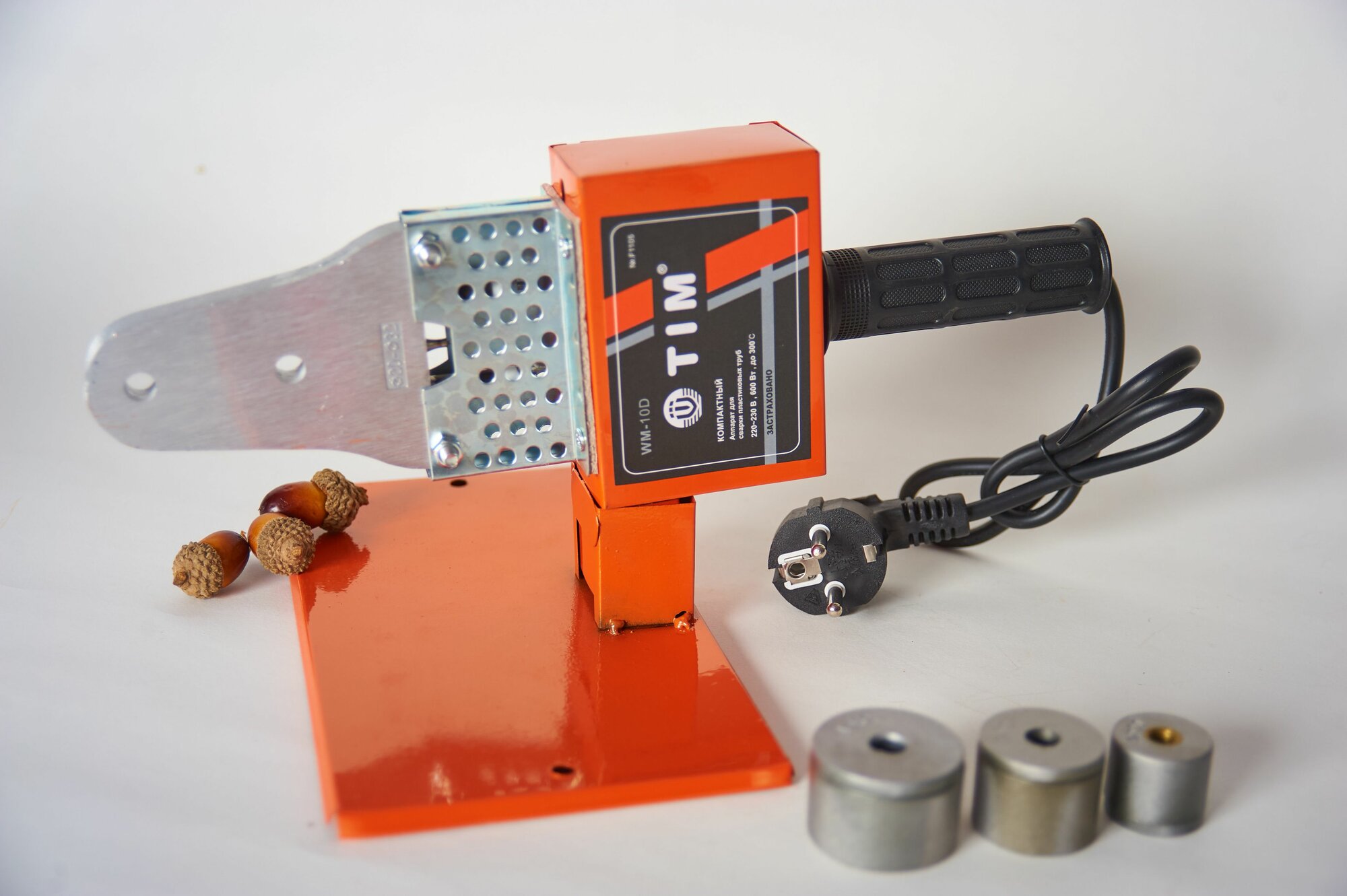 Паяльник для ППР труб и фитингов,(20-32), (600 вт), TIM WM-10D TIM Инженерная сантехника