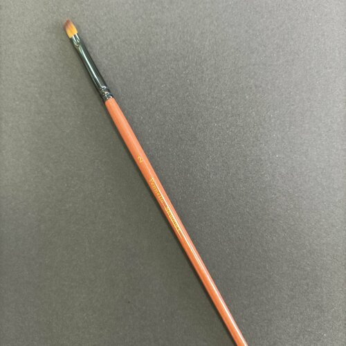 Кисть синтетика Pennelo скошеная N 2 короткая ручка 259₽