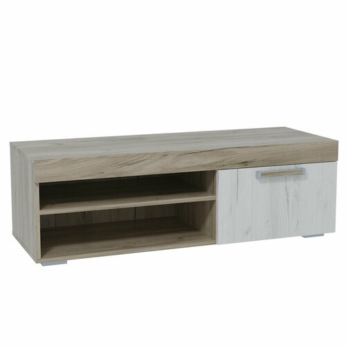 ТВ тумба 39х120х44 цвет крафт серый крафт белый 5749₽