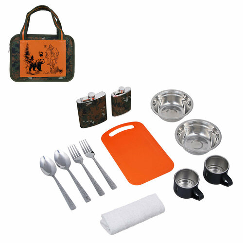 BY Набор походный ТУРИСТ-2 12 предметов в походной сумке 4241₽