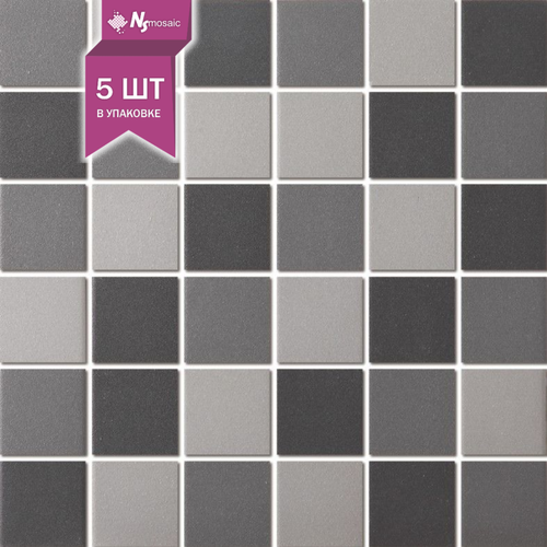 Мозаика керамическая NS mosaic PA-551 306x306 чип 48x48 матовая антислип уп 5 шт