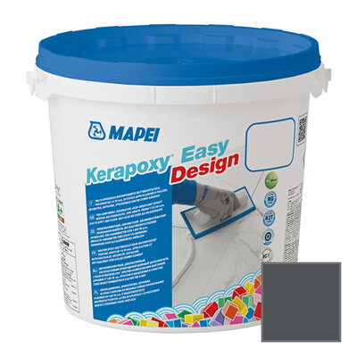 Mapei KERAPOXY EASY DESIGN Эпоксидная затирка 0114 ANTHRACITE 3 кг.