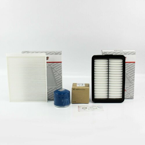 Комплект фильтров для ТО ASHUNO салонныйвоздушныймасляный Хендай i40 двигатель 2л 2630035505 2143₽