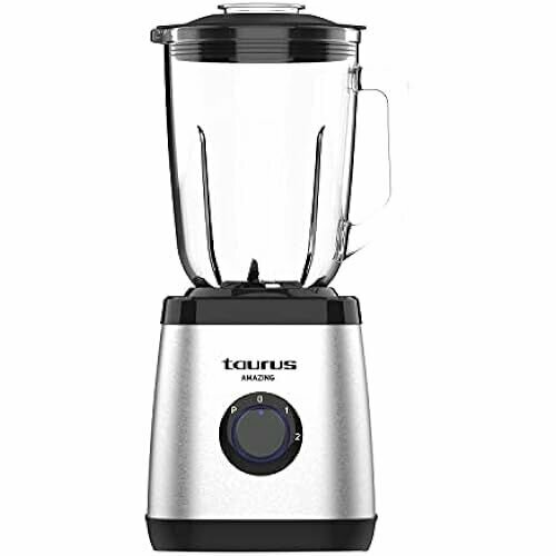 Блендер Taurus Amazing JB1502XC 1500 Вт объем 15 л 4 лезвия из нержавеющей стали 2 скорости турбо стеклянный контейнер с весами 2027700₽