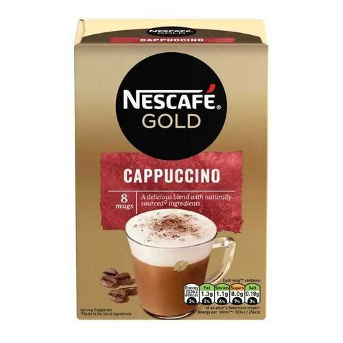 фото Кофе в пакетиках Nescafe Gold Cappuccino, 8х15,5 гр