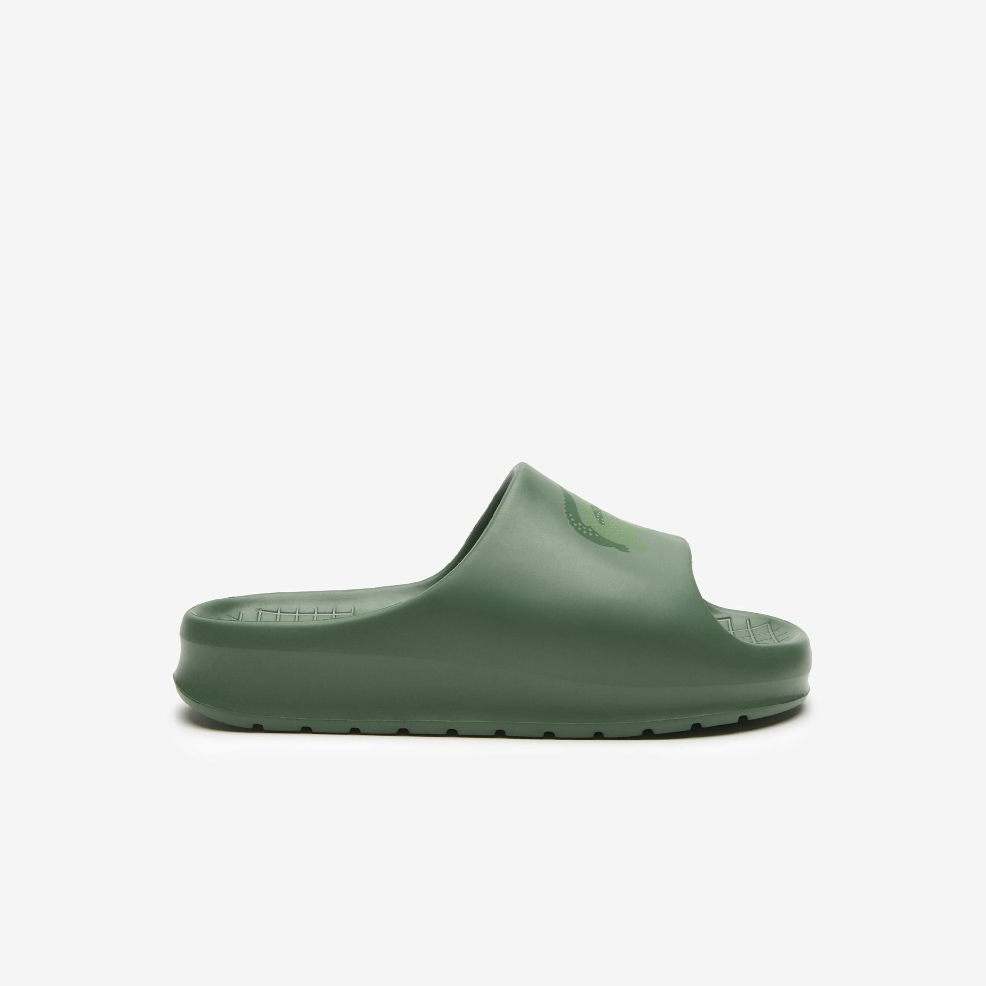 фото Женские шлепанцы Lacoste SERVE SLIDE, 745CFA0005, зеленый, 3 (RU 34,5)