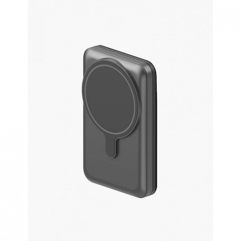 Внешний аккумулятор-кардхолер EnergEa MagWallet Card MagSafe 10000мАч Black черный MW-CARD-10K — фото 1
