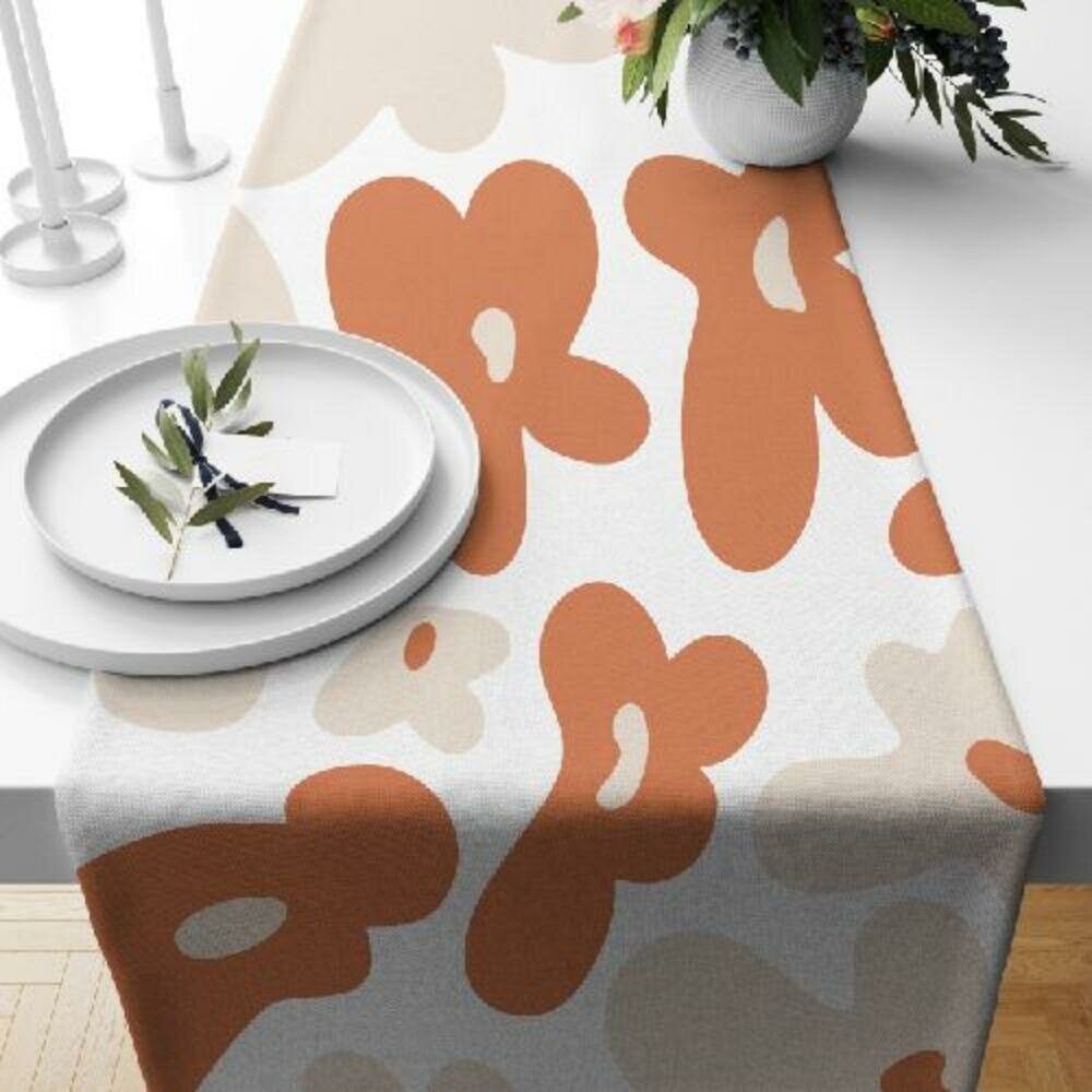 фото Дорожка на стол/тканевая/40х145/скатерть/рогожка/Традиция