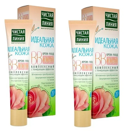 BB крем Чистая Линия Идеальная кожа 40 мл 2 шт 943₽