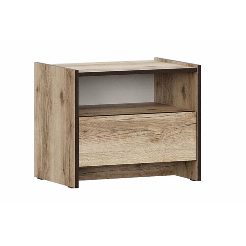 Тумба прикроватная SV Мебель Прага дуб делано дуб венге 43x30x41 см 2990₽