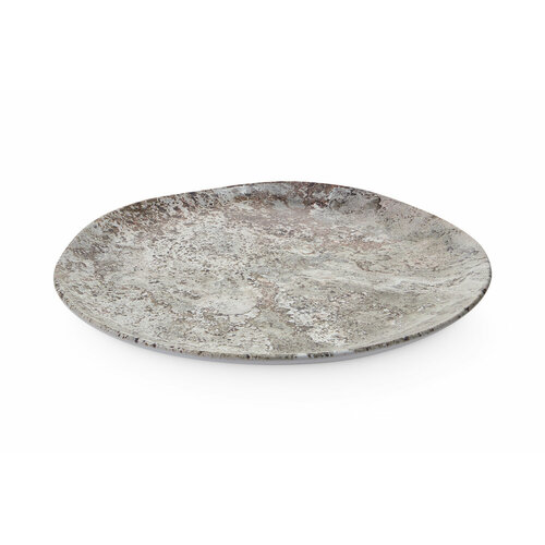 Тарелка обеденная EVIO Gabbro 26х2х26 см керамика круглая цвет бежевый 499₽