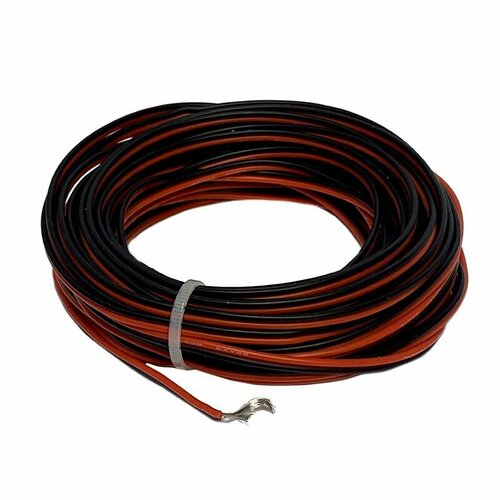 Провод 2-контактный AWG 14 (2 х 2,08 мм2) красно-черный 1 м