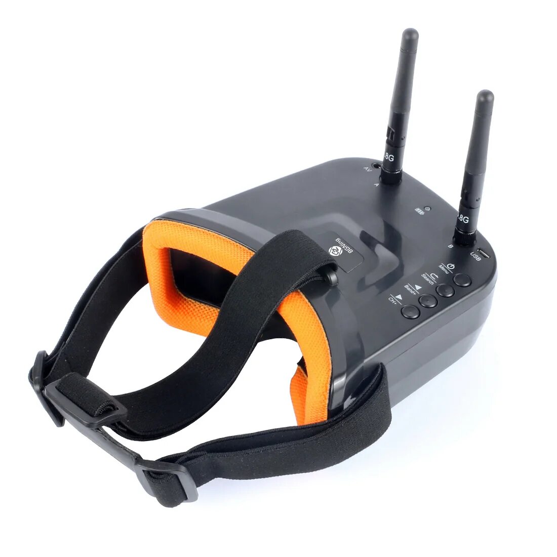 BGNing FPV очки 3 дюйма 480x320 дисплей двойная антенна 5,8G 40CH встроенный 3,7 в 1200 мАч аккумулятор для RC гоночного самолета квадрокоптера