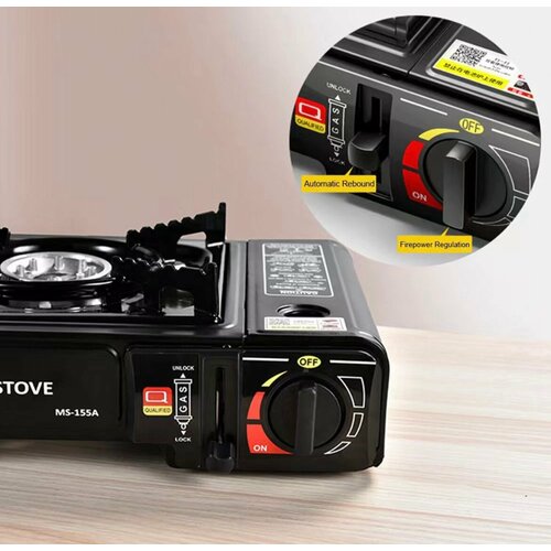 Газовая плита с переходником для туристических походов